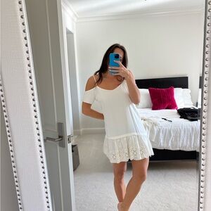 White Off-Shoulder Dress